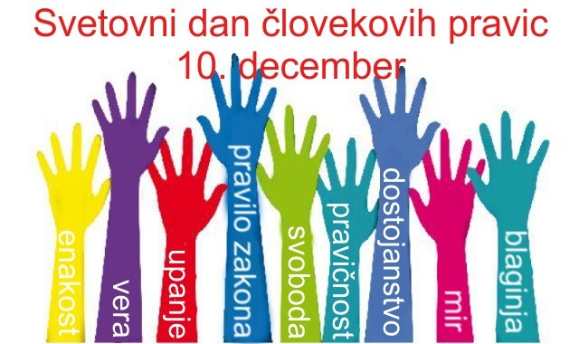 Svetovni dan človekovih pravic 2018 na Gimnaziji Jožeta Plečnika Ljubljana – vabilo